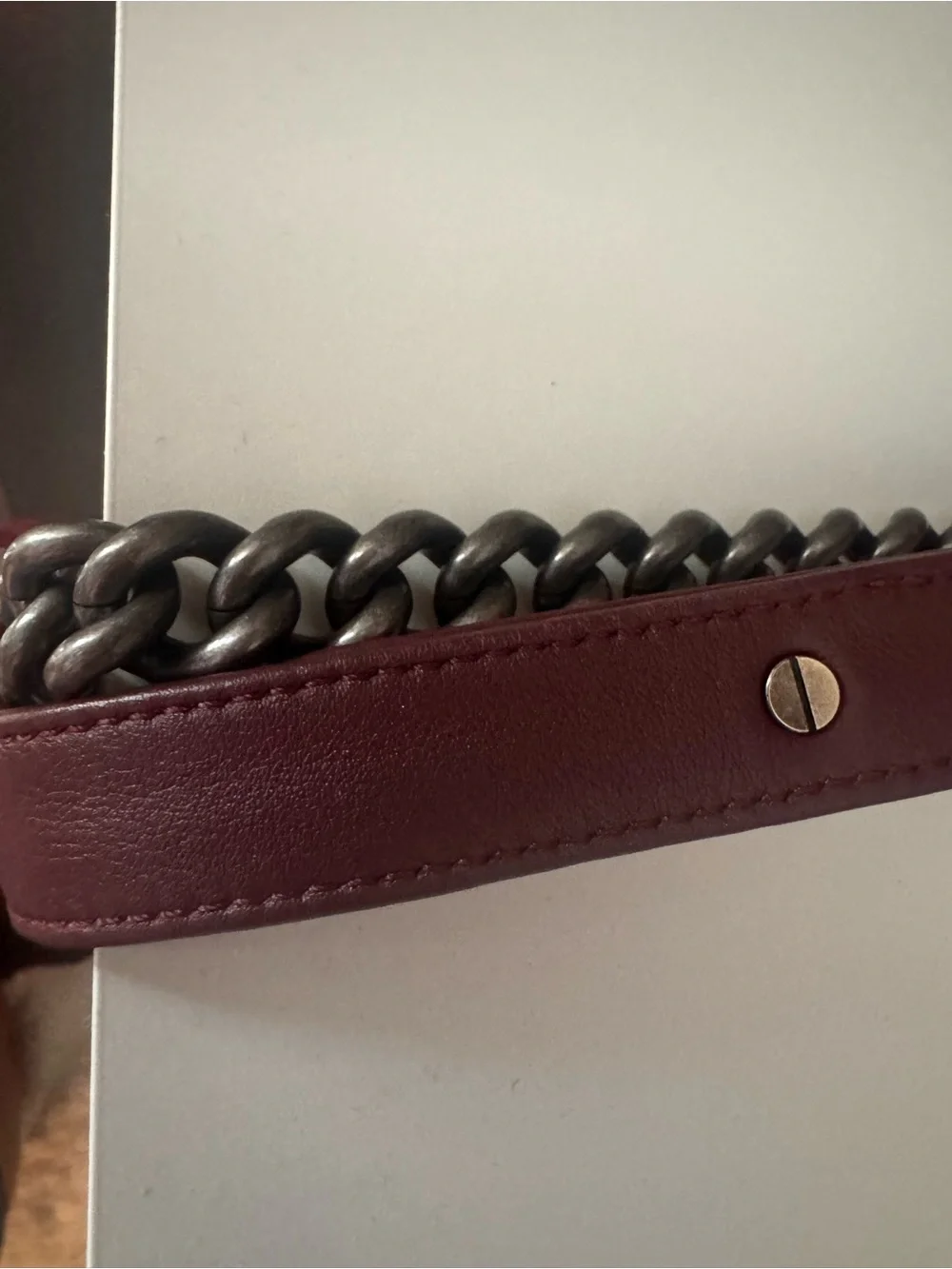 Chanel Velvet Tweed Quilted Medium Boy Flap Burgundy